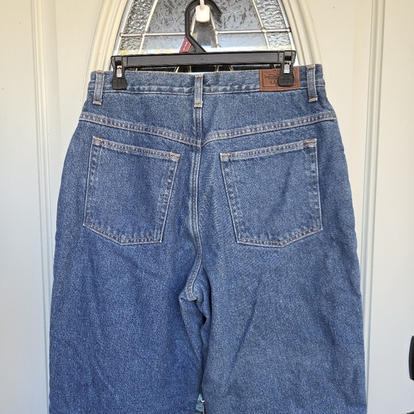 L.L. Bean Fleece Lined Straight Leg Jeans - Picture 5 of 9